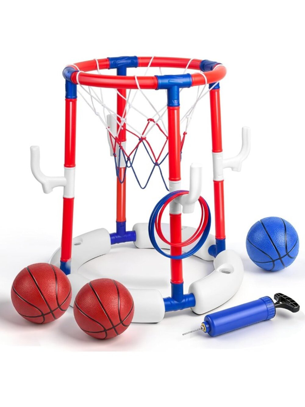 Inflatable Pool Basketball Hoop for Kids & Adults - Mini Water Game Toy, Fun for